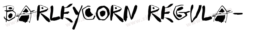 Barleycorn regula字体转换
